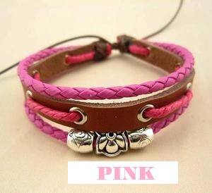 Brazalete Cuero PINK